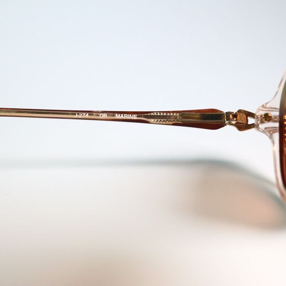 Vintage Joan Collins Secret Tortoise Marine Marron Oversize eyeglasses frame N14 - Picture 3 of 13